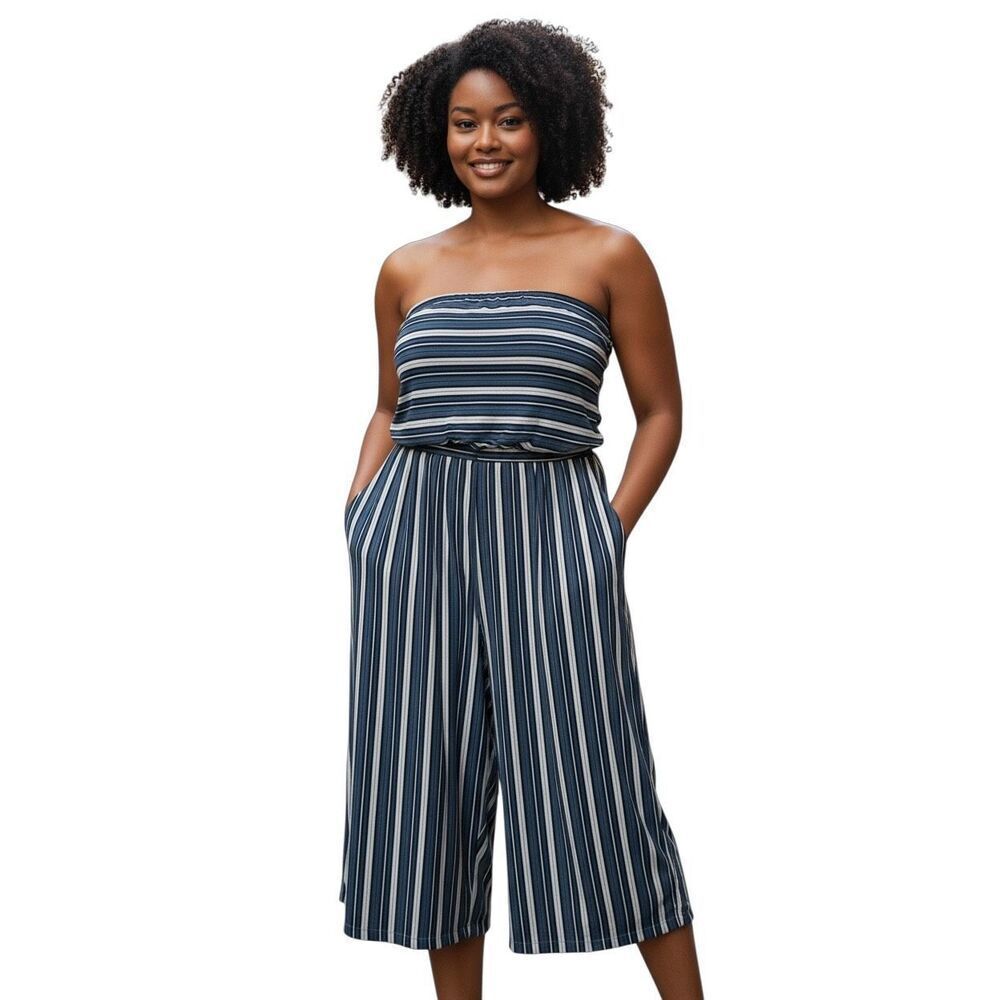 J for Justify Tube Top Pantsuit Jumpsuit Romper 2X